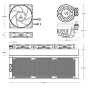 ARCTIC Liquid Freezer III Pro 360 A - RGB 360mm AIO CPU Liquid Cooler - SWIFT PERIPHERALSACFRE00184A