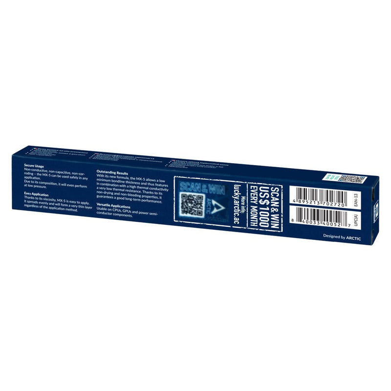 ARCTIC MX - 5 2gm with Spatula Carbon Based Thermal Compound - SWIFT PERIPHERALSACTCP00044A