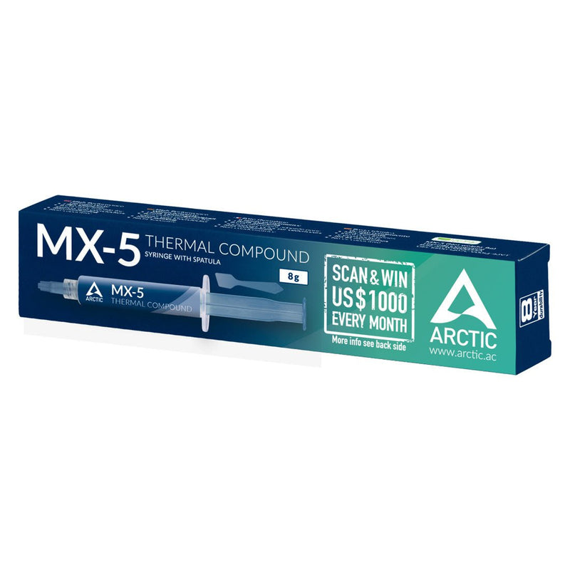 ARCTIC MX - 5 8gm with Spatula Carbon Based Thermal Paste - SWIFT PERIPHERALSACTCP00048A