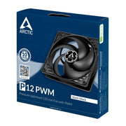 ARCTIC P12 PWM 120mm CPU Case Cooling Fan - Black - SWIFT PERIPHERALSACFAN00119A