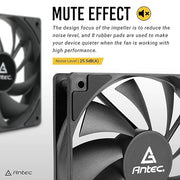 ARCTIC P12 PWM PST 120MM CABINET FAN BLACK - SWIFT PERIPHERALS0-761345-57011-4