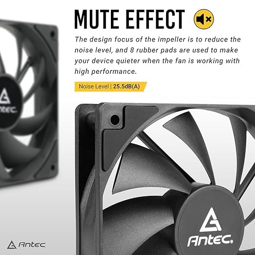 ARCTIC P12 PWM PST 120MM CABINET FAN BLACK - SWIFT PERIPHERALS0-761345-57011-4
