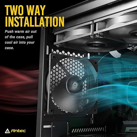 ARCTIC P12 PWM PST 120MM CABINET FAN BLACK - SWIFT PERIPHERALS0-761345-57011-4