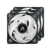 ARCTIC P12 PWM PST A - RGB 120mm CPU Case Cooling Fan Pack of 3 - Black - SWIFT PERIPHERALSACFAN00232A