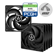 ARCTIC P12 PWM PST (BLACK) - 5 PACK ACFAN00137A - SWIFT PERIPHERALS1092343