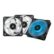 ARCTIC P12 PWM PST RGB 120mm CPU Case Cooling Fan Pack of 3 with 0dB Technology - SWIFT PERIPHERALSACFAN00230A