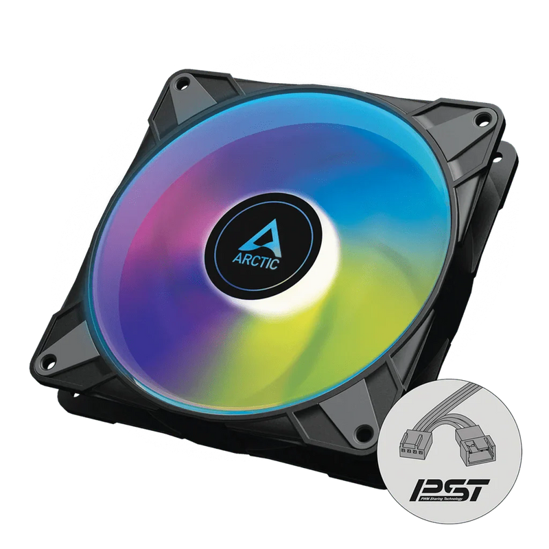 ARCTIC P14 PWM PST A - RGB 140 mm CPU Case Cooling Fan - Black - SWIFT PERIPHERALSACFAN00239A