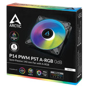 ARCTIC P14 PWM PST A - RGB 140 mm CPU Case Cooling Fan - Black - SWIFT PERIPHERALSACFAN00239A