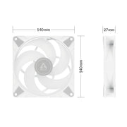 ARCTIC P14 PWM PST A - RGB (WHITE) ACFAN00276A - SWIFT PERIPHERALS1093822