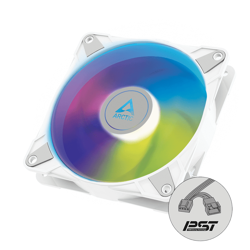 ARCTIC P14 PWM PST A - RGB (WHITE) ACFAN00276A - SWIFT PERIPHERALS1093822