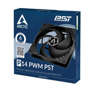 ARCTIC P14 PWM PST (BLACK) ACFAN00125A - SWIFT PERIPHERALS1091558