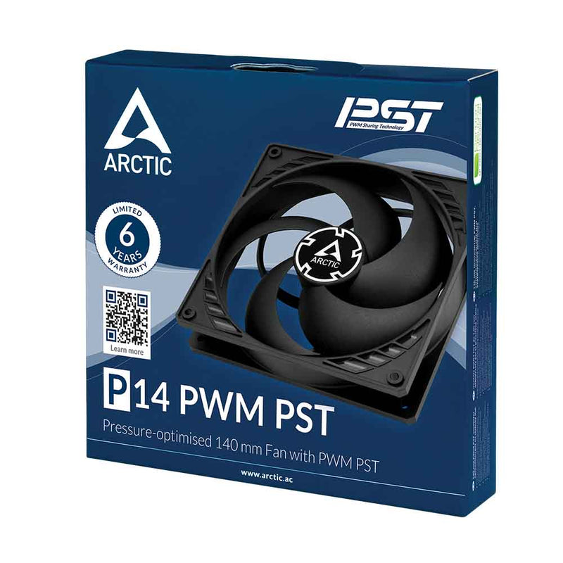 ARCTIC P14 PWM PST (BLACK) ACFAN00125A - SWIFT PERIPHERALS1091558