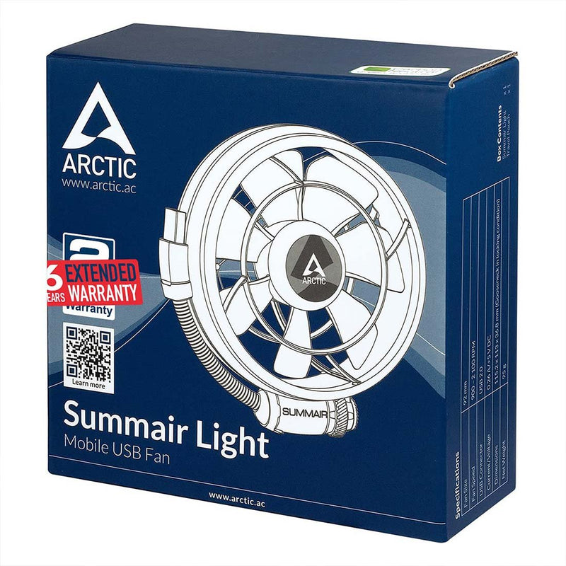 ARCTIC Summair Light Portable USB Fan for Office and Laptop - SWIFT PERIPHERALSAEBRZ00018A