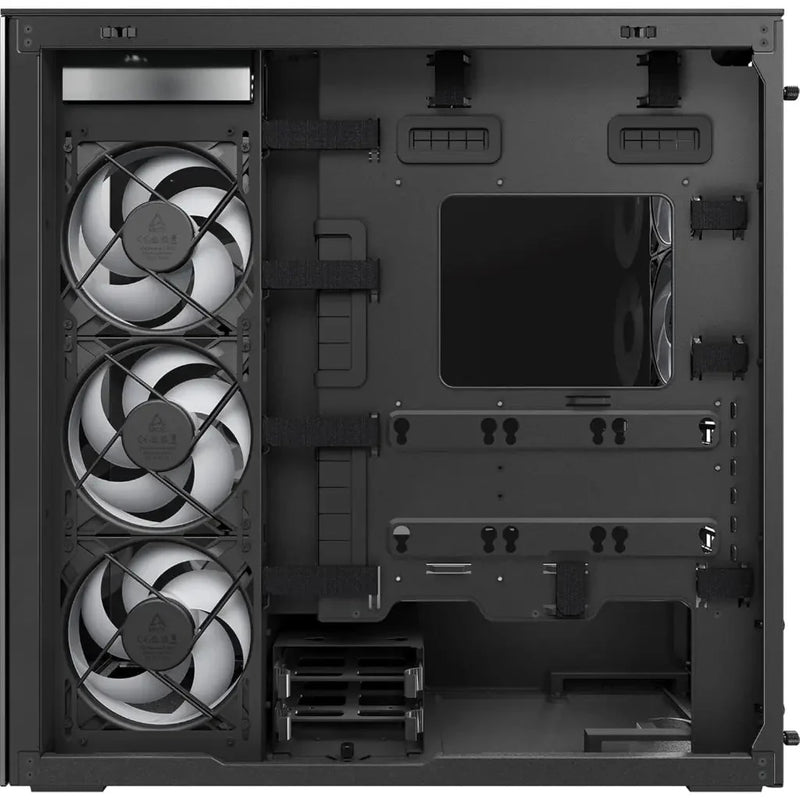 ARCTIC Xtender VG E - ATX Mid Tower Computer Case with Vertical GPU Mount - Mirror Black - SWIFT PERIPHERALSACPCC00019A
