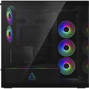 ARCTIC Xtender VG E - ATX Mid Tower Computer Case with Vertical GPU Mount - Mirror Black - SWIFT PERIPHERALSACPCC00019A