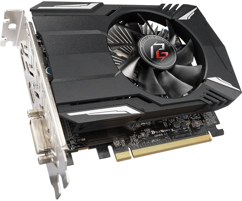 ASRock AMD Phantom Gaming Radeon RX550 4G OC GDDR5 128 - Bit Graphics Card - SWIFT PERIPHERALSPHANTOM-GAMING-RX550-4G