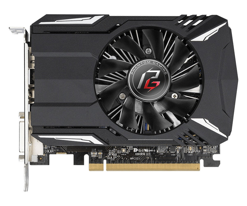 ASRock AMD Phantom Gaming Radeon RX550 4G OC GDDR5 128 - Bit Graphics Card - SWIFT PERIPHERALSPHANTOM-GAMING-RX550-4G