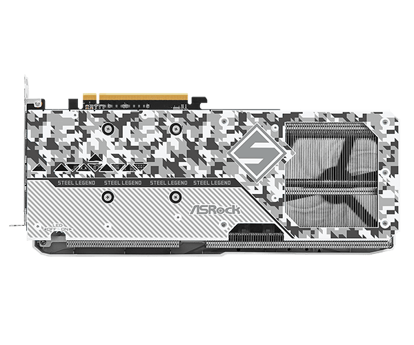 ASRock AMD Radeon RX 7600 XT Steel Legend 16GB OC GDDR6 128 - Bit Super Alloy Graphics Card - SWIFT PERIPHERALSRX7600XT-SL-16GO