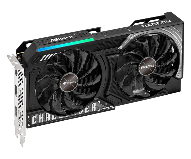 ASROCK AMD RADEON RX 9060 XT CHALLENGER 8GB OC GRAPHIC CARD - SWIFT PERIPHERALS1094153