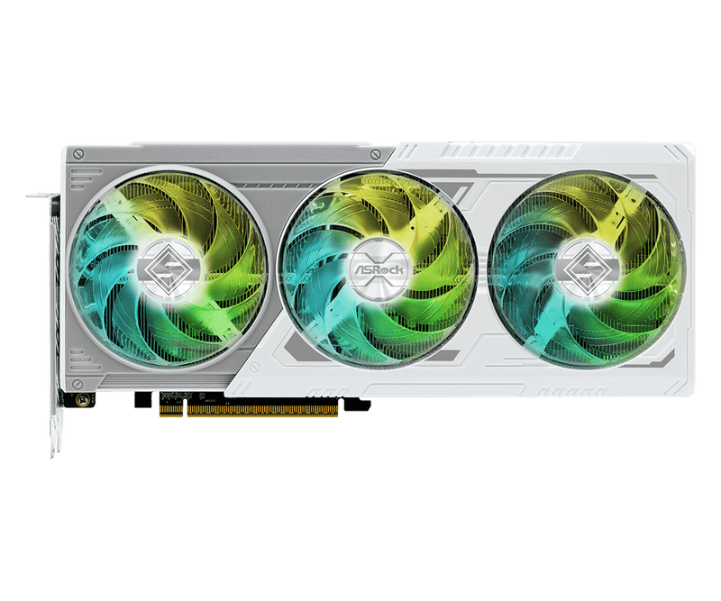 ASROCK AMD RADEON RX 9060 XT STEEL LEGEND 8GB OC GRAPHIC CARD - SWIFT PERIPHERALS1094154