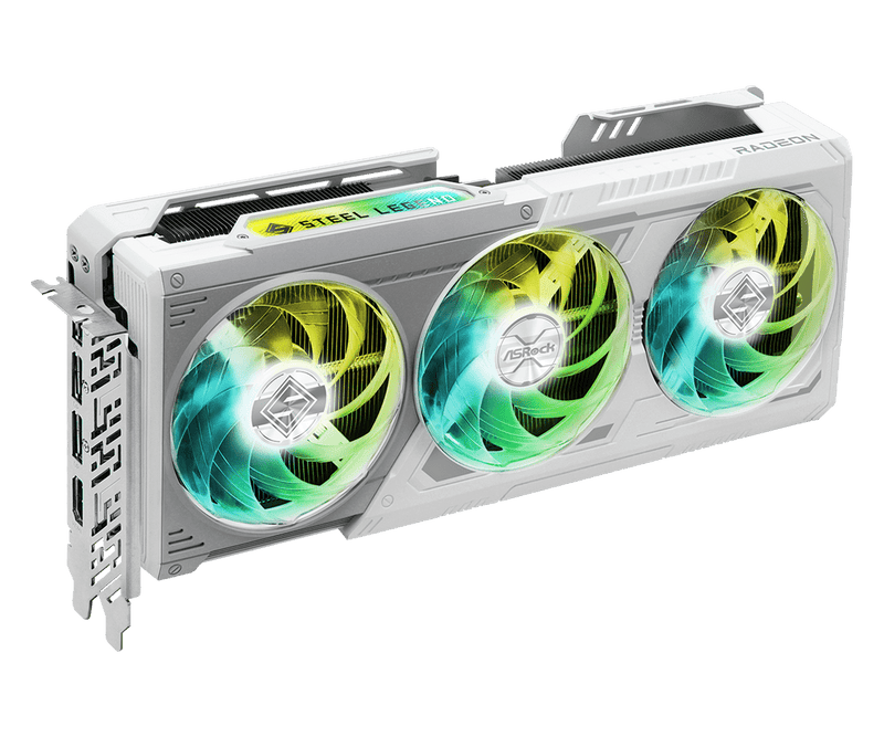 ASROCK AMD RADEON RX 9070 STEEL LEGEND 16GB GRAPHIC CARD - SWIFT PERIPHERALS1093223