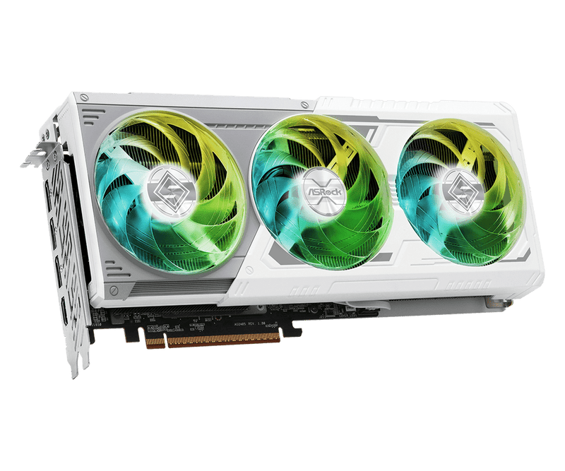 ASROCK AMD RADEON RX 9070 XT STEEL LEGEND 16GB WHITE - SWIFT PERIPHERALS1092990