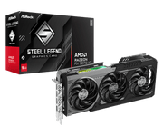 ASROCK AMD RADEON RX 9070 XT STEEL LEGEND DARK 16GB - SWIFT PERIPHERALS1092991