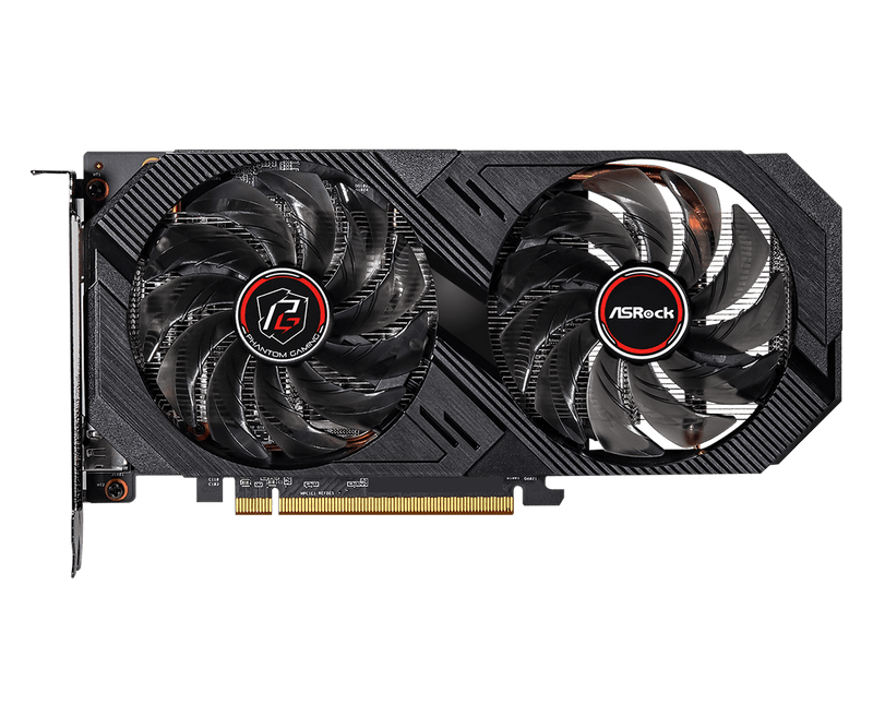 ASROCK AMD RADEON RX6500XT 8GB PHANTOM GAMING OC GRAPHIC CARD - SWIFT PERIPHERALS1088669