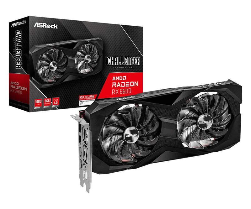 ASROCK AMD RADEON RX6600 8GB CHALLENGER DUAL GRAPHIC CARD - SWIFT PERIPHERALS1091062