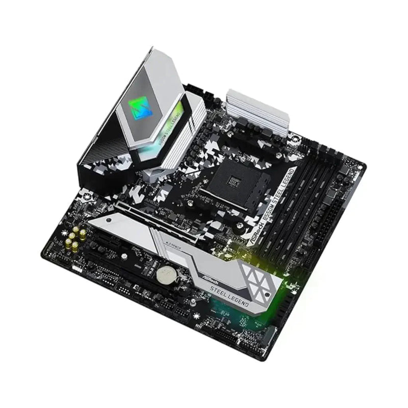 ASRock B550M Steel Legend AMD AM4 DDR4 4733+ OC Micro ATX Motherboard - SWIFT PERIPHERALSASRB550MSTEELEGEND