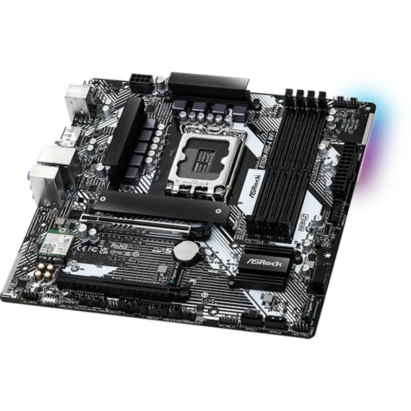 ASRock B760M PRO - A WIFI B760 Intel LGA1700 DDR5 Micro - ATX Motherboard - SWIFT PERIPHERALSB760M-PRO-A-WIFI