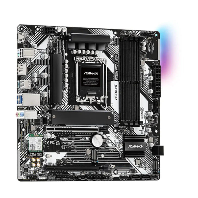 ASRock B760M PRO - A WIFI B760 Intel LGA1700 DDR5 Micro - ATX Motherboard - SWIFT PERIPHERALSB760M-PRO-A-WIFI