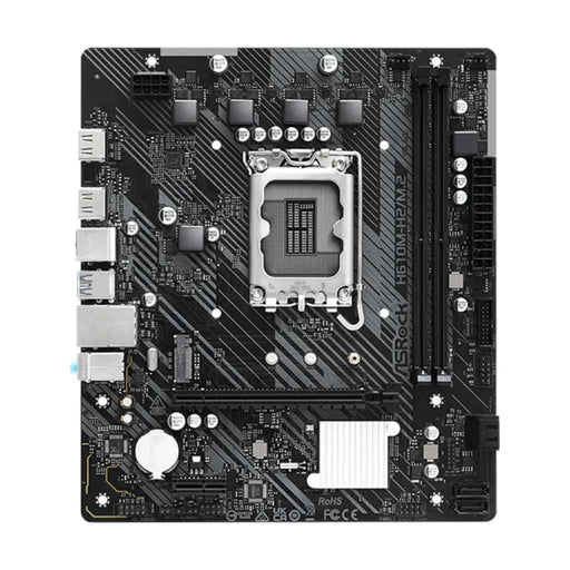 ASRock H610M - H2/M.2 2x DDR4 Intel LGA 1700 Micro ATX Motherboard - SWIFT PERIPHERALSH610M-H2/M.2