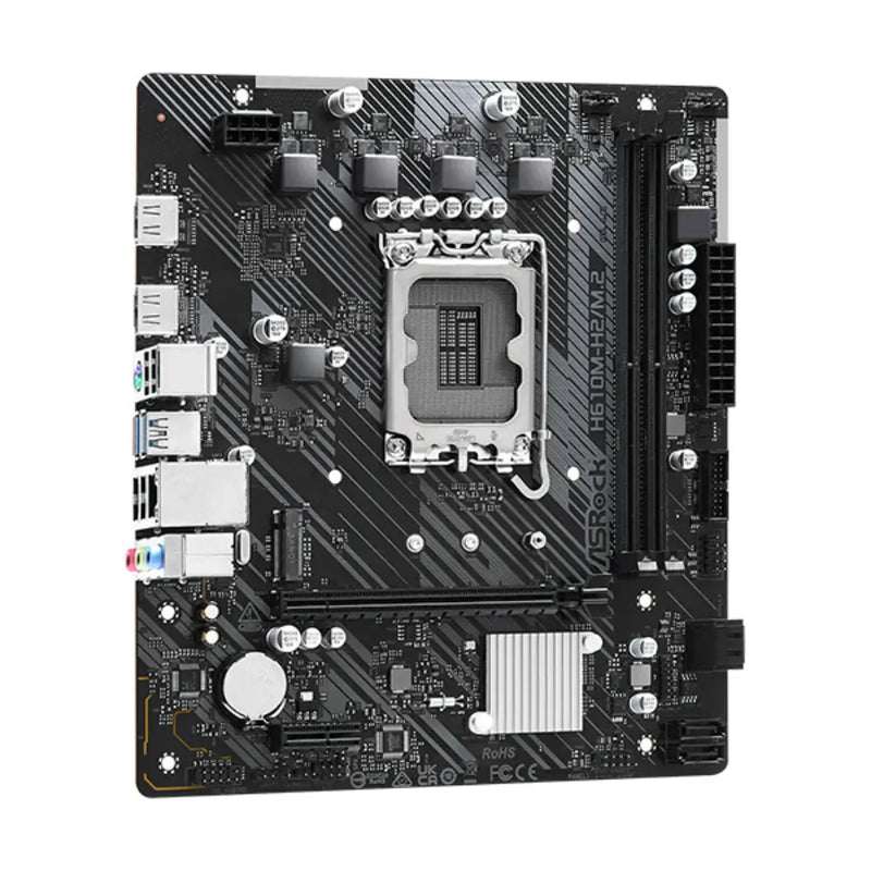ASRock H610M - H2/M.2 2x DDR4 Intel LGA 1700 Micro ATX Motherboard - SWIFT PERIPHERALSH610M-H2/M.2