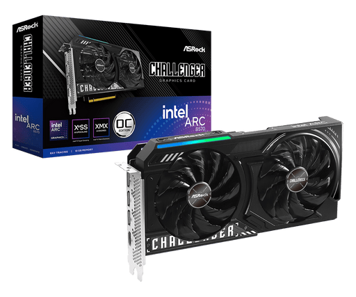 ASROCK INTEL ARC B570 CHALLENGER 10GB OC GRAPHIC CARD - SWIFT PERIPHERALS1094054