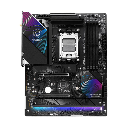 ASRock Phantom Gaming X870 Riptide Wi - Fi AMD X870 AM5 DDR5 ATX Motherboard - SWIFT PERIPHERALSASROCK-X870-RIPTIDE-WIFI