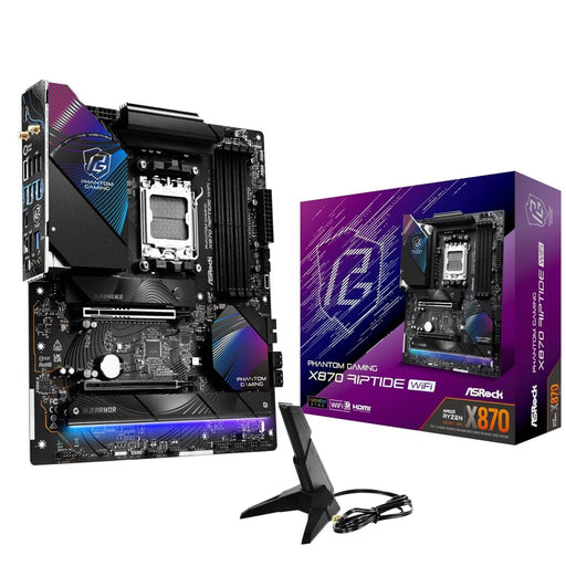 ASROCK PHANTOM GAMING X870 RIPTIDE WIFI MOTHERBOARD - SWIFT PERIPHERALS1090559