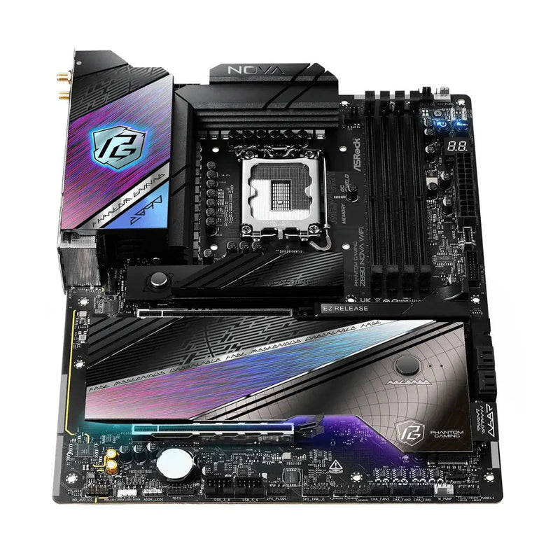 ASRock Phantom Gaming Z890 Nova WiFi Intel Z890 LGA1851 DDR5 ATX Motherboard - SWIFT PERIPHERALSZ890-NOVA-WIFI