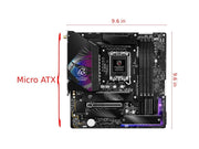 ASROCK PHANTOM GAMING Z890M RIPTIDE WIFI 6E DDR5 MICRO ATX MOTHERBOARD - SWIFT PERIPHERALS1094933
