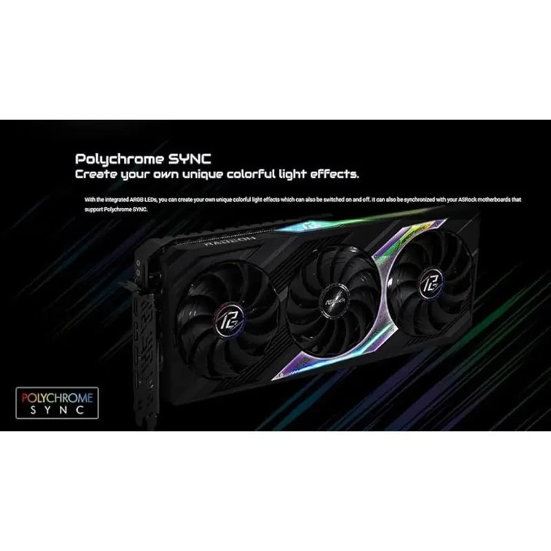 ASRock Radeon RX7800XT Phantom Gaming 16GB OC Graphics Card - SWIFT PERIPHERALSRX7800XT-PG-16GO