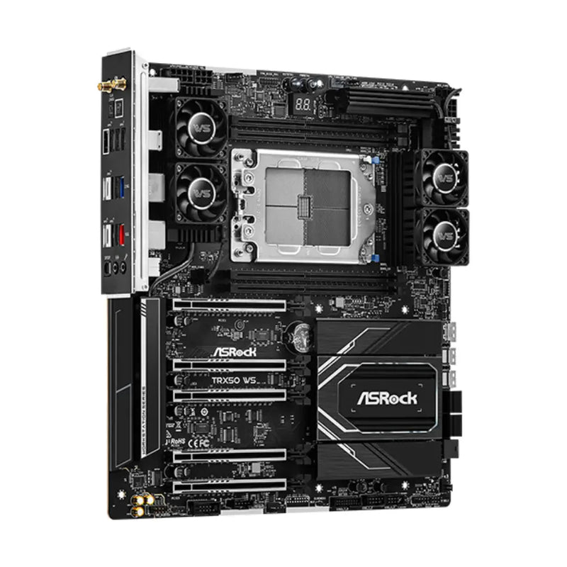 ASRock TRX50 WS WiFi 6E AMD TRX50 sTR5 DDR5 EATX Workstation Motherboard - SWIFT PERIPHERALSTRX-50-WS