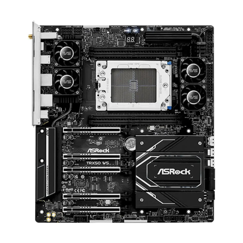 ASRock TRX50 WS WiFi 6E AMD TRX50 sTR5 DDR5 EATX Workstation Motherboard - SWIFT PERIPHERALSTRX-50-WS