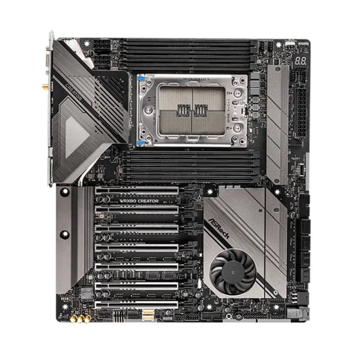 ASRock WRX80 Creator Wi - Fi R2.0 WRX80 sWRX8 DDR4 ECC E - ATX Motherboard - SWIFT PERIPHERALSASROCK-WS80-CREATOR-2.0