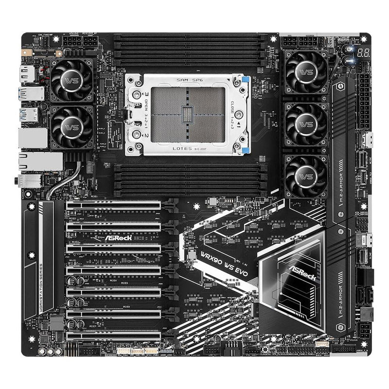 ASROCK WRX90 WS EVO MOTHERBOARD - SWIFT PERIPHERALS1091116