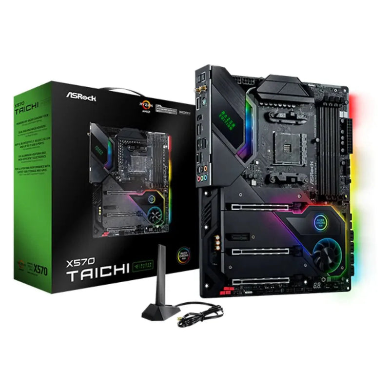 ASRock X570 Taichi Razer Edition WiFi 6 AMD AM4 DDR4 ATX Motherboard - SWIFT PERIPHERALSX570-Taichi-Razer-Edition