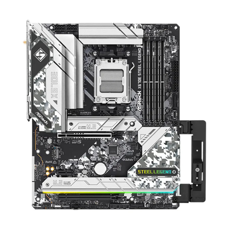 ASRock X670E Steel Legend Wi - Fi AMD X670E AM5 DDR5 ATX Motherboard - SWIFT PERIPHERALSASROCK-X670E-STEEL-LEGEND