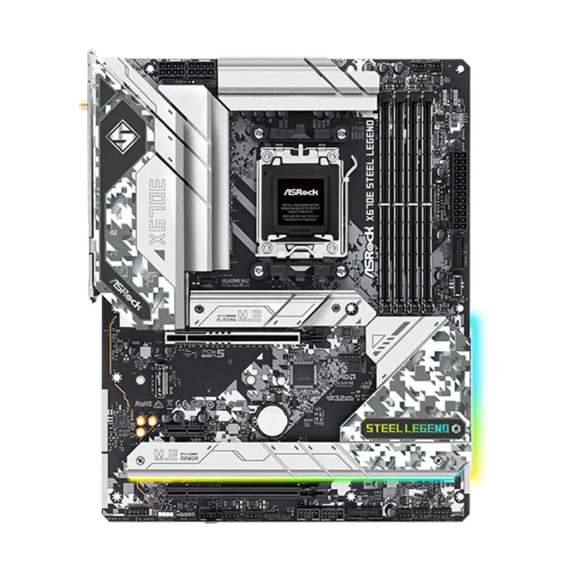 ASRock X670E Steel Legend Wi - Fi AMD X670E AM5 DDR5 ATX Motherboard - SWIFT PERIPHERALSASROCK-X670E-STEEL-LEGEND