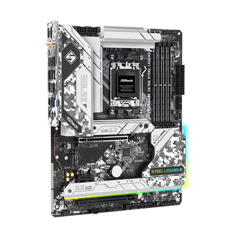 ASRock X670E Steel Legend Wi - Fi AMD X670E AM5 DDR5 ATX Motherboard - SWIFT PERIPHERALSASROCK-X670E-STEEL-LEGEND