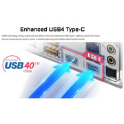 ASRock X870 Steel Legend WiFi AMD X870 AM5 DDR5 ATX Motherboard - SWIFT PERIPHERALSASROCK-X870-STEEL-LEGEND-WIFI