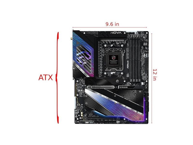 ASROCK X870E NOVA WIFI AM5 AMD X870E - SWIFT PERIPHERALS1090865